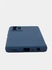 Темно-синий чехол для Samsung A72 2021, A725F, A726F, силиконовый, противоударный, с бархатом внутри