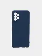 Темно-синий чехол для Samsung A72 2021, A725F, A726F, силиконовый, противоударный, с бархатом внутри