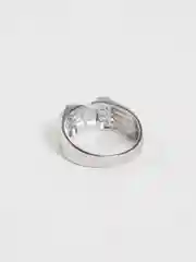 Серый металлик кольцо-печатка родирование Xuping Jewelry