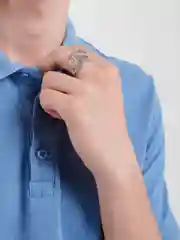 Серебряный кольцо-печатка Xuping Jewelry, родирование