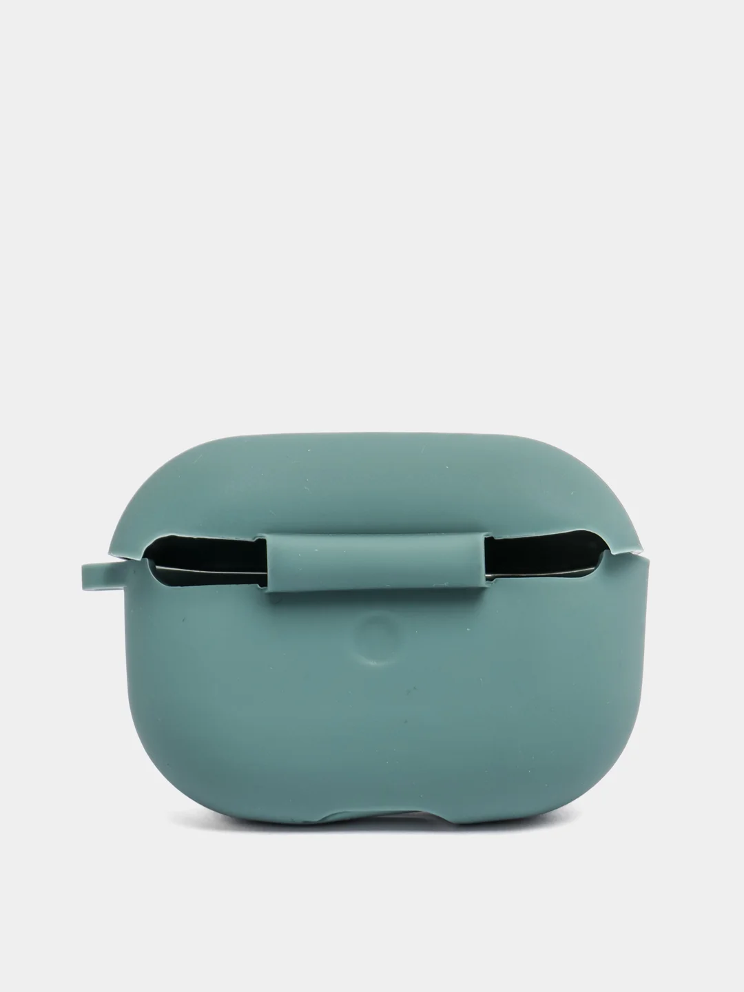Зеленый силиконовый чехол для наушников Apple Airpods Pro, Airpods