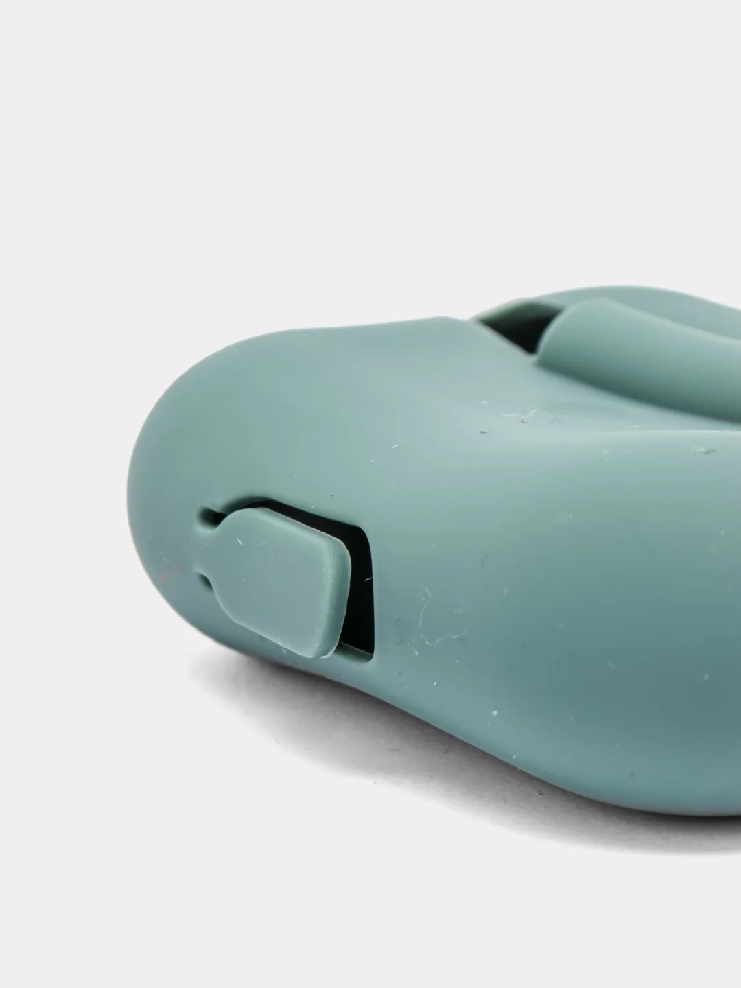 Зеленый силиконовый чехол для наушников Apple Airpods Pro, Airpods