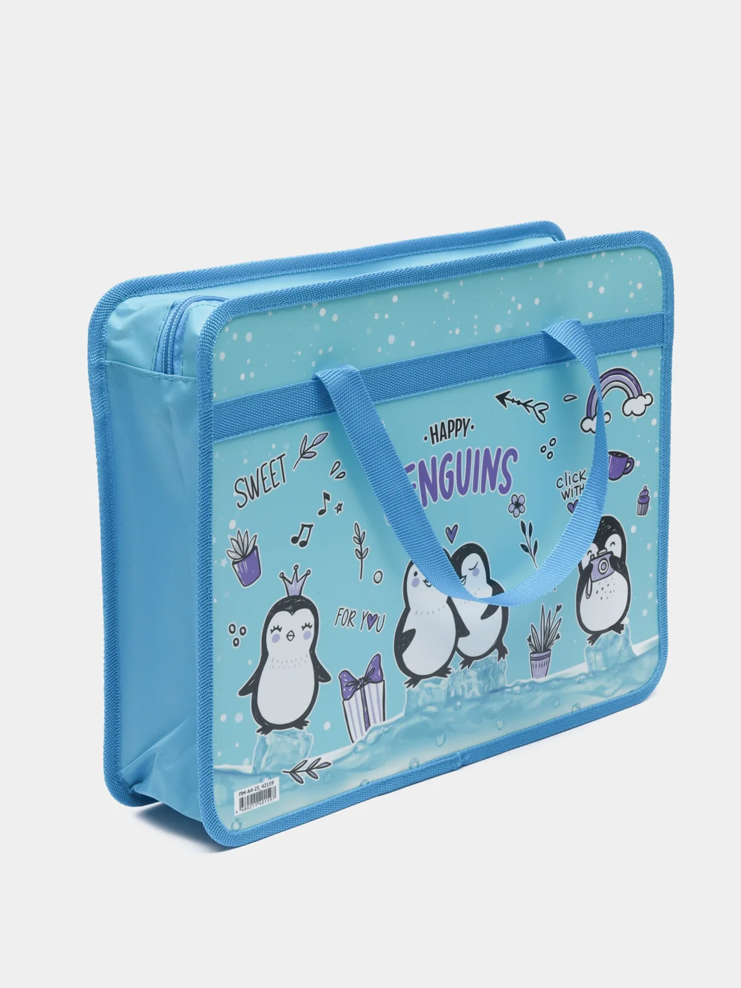 Папка с ручками "Happy Penguins", А4