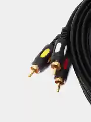 Кабель шнур 3 RCA 3RCA позолоченный, длина 3 метра