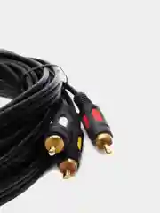 Кабель шнур 3 RCA 3RCA позолоченный, длина 3 метра