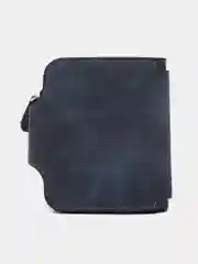 Темно-синий женский кошелек Baellery mini из замшевой экокожи, 10 цветов