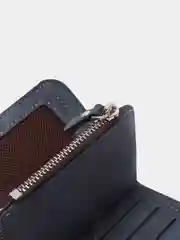 Темно-синий женский кошелек Baellery mini из замшевой экокожи, 10 цветов