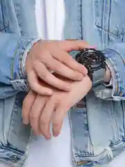 Серый часы мужские