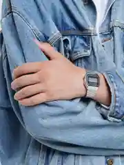 Серебряный часы наручные