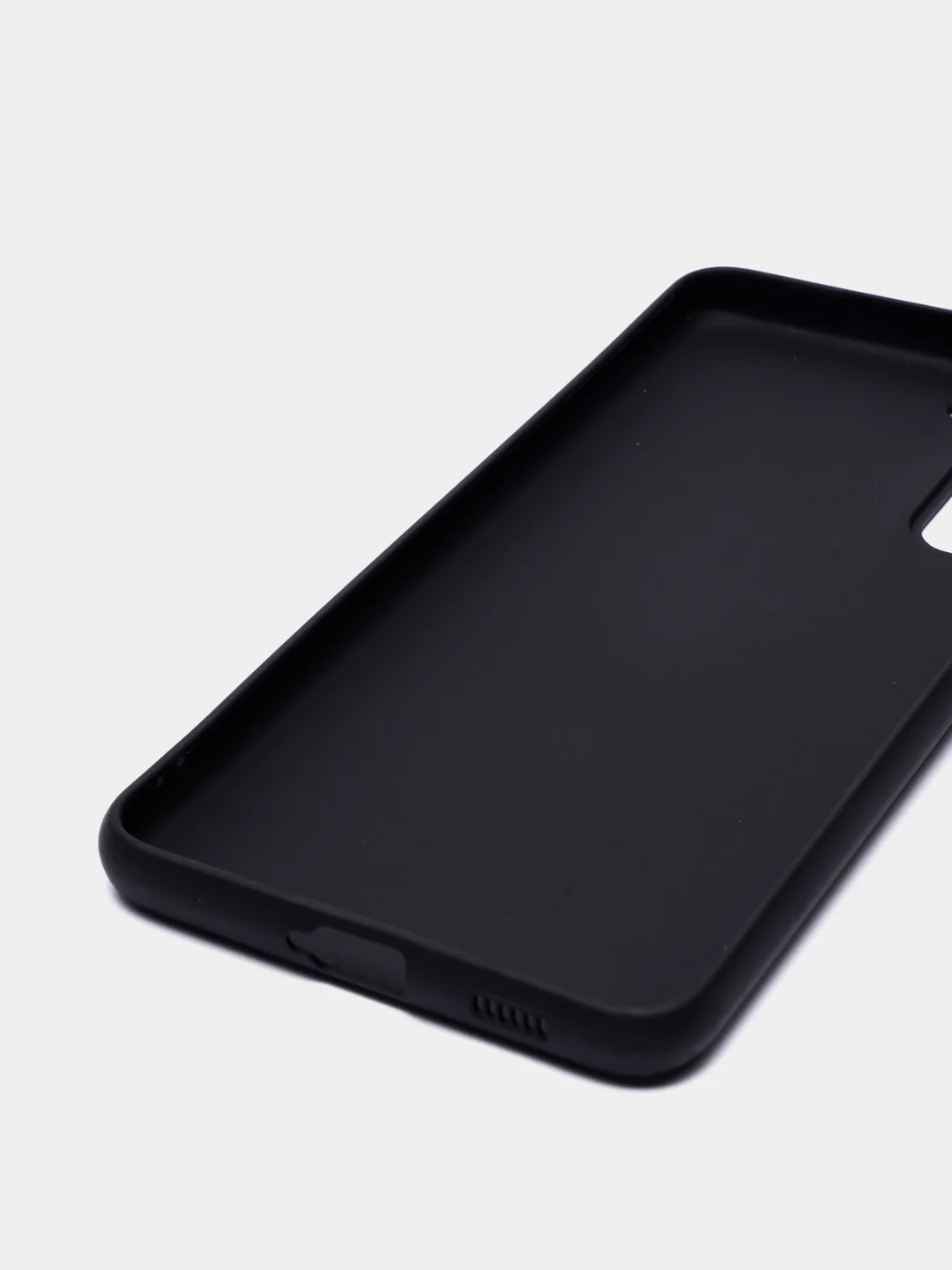 Черный чехол для Samsung S21 Plus цветной матовый