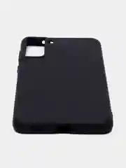 Черный чехол для Samsung S21 Plus цветной матовый