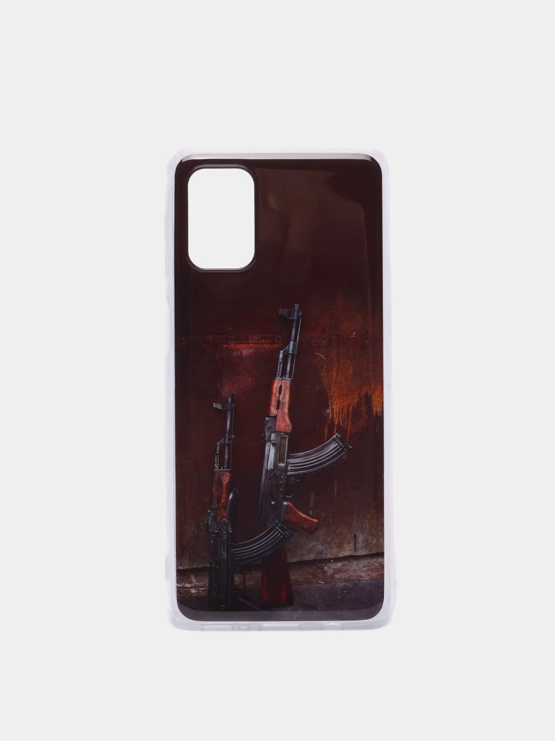 Коричневый чехол Samsung Galaxy M31s, Самсунг Галакси М31с с рисунком