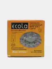 Фиолетовый светильник встраиваемый Ecola Light, CD4141, MR16, GU5.3, 50x90, круглый