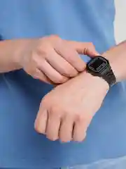 Черный часы наручные