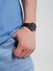 Черный часы женские