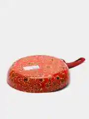 Сотейник с рисунком "Хохлома", d 24 cм, высота 6,5 см