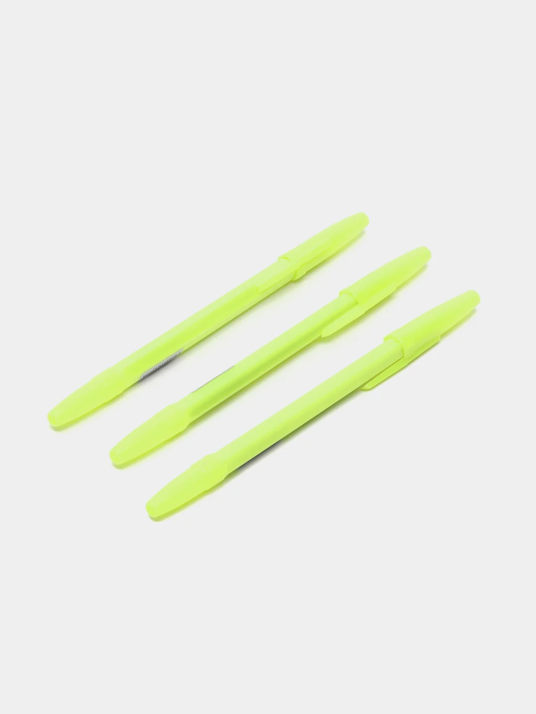 Желтый ручка шариковая 0,7 мм (3шт.), синяя, корпус NEON