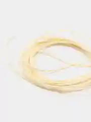 Бежевый шнур вощеный 1 мм, 2 и 5 метров