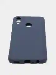 Синий чехол силиконовый для Huawei P Smart 2019/10 Lite, матовый