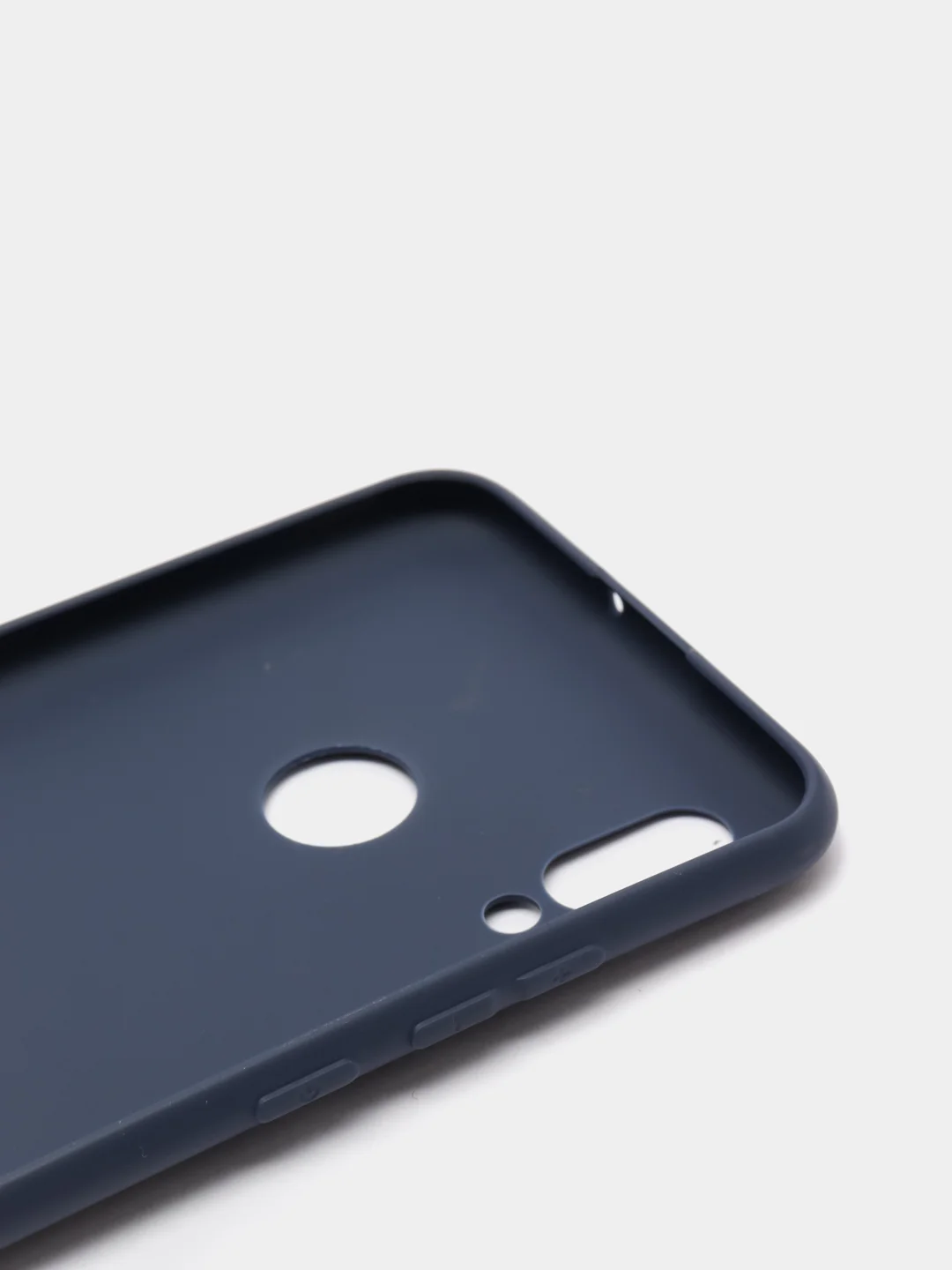 Синий чехол силиконовый для Huawei P Smart 2019/10 Lite, матовый