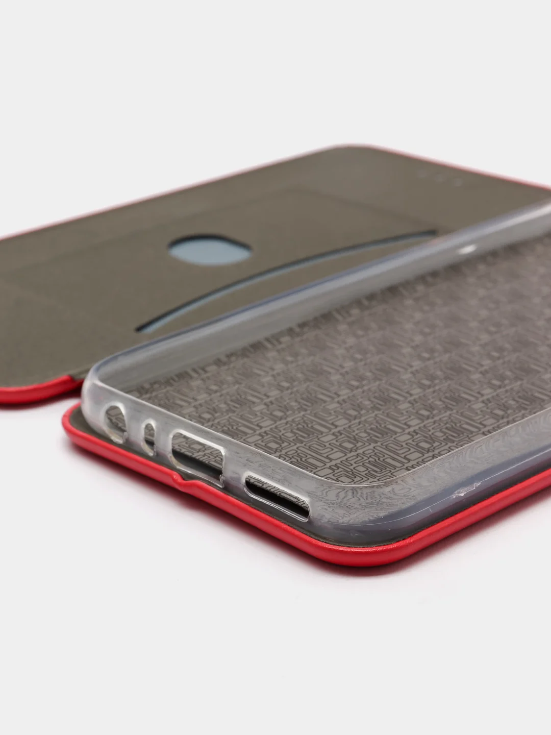 Красный чехол книжка на Xiaomi Redmi Note 8T, Сяоми Редми Нот 8Т