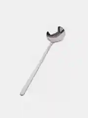 Серебряный ложка стильная чайная, круглая