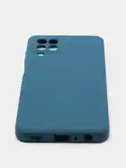 Морской чехол силиконовый с защитой камеры для Samsung A22, M22, M32 с бархатной подкладкой