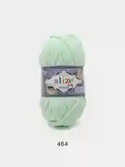 Лайм пряжа плюшевая Alize Velluto, 100% микрополиэстер, 100 г, 68 м