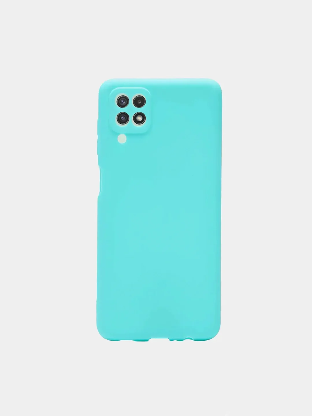 Бирюзовый чехол для Samsung Galaxy A22 / M32 / M22 силиконовый