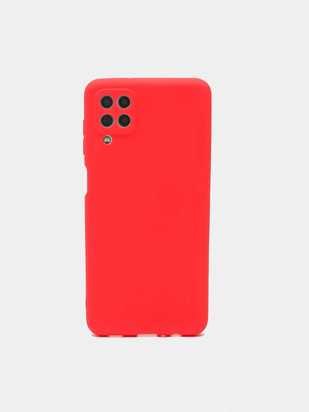 Красный чехол для Samsung Galaxy A22 / M32 / M22 силиконовый