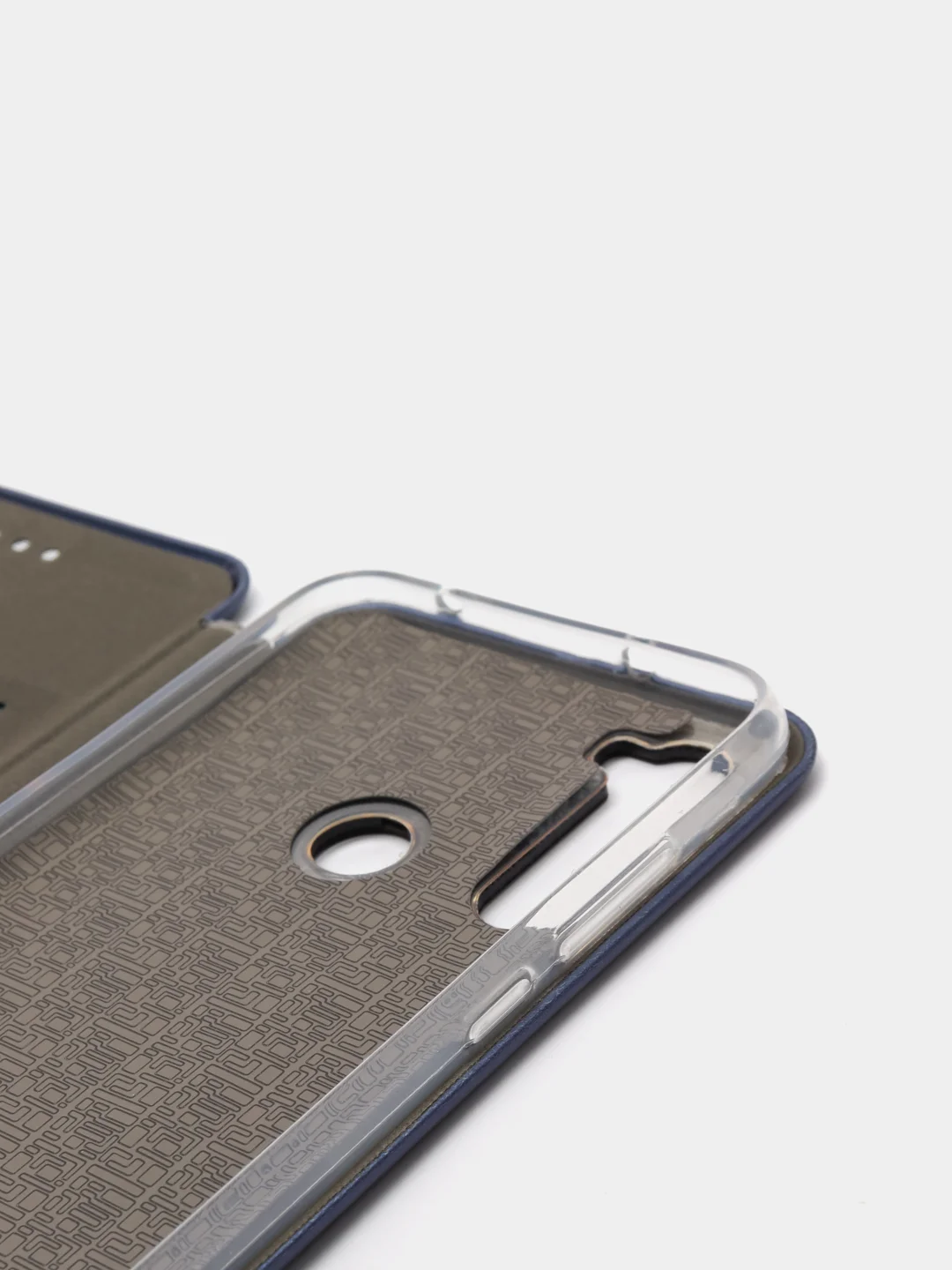 Синий чехол книжка на Xiaomi Redmi Note 8T, Сяоми Редми Нот 8Т