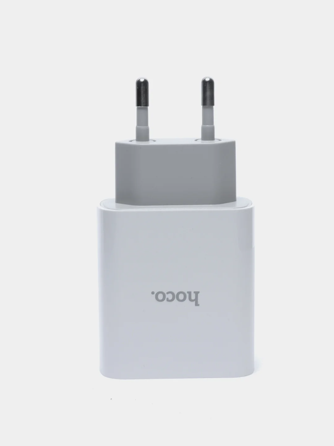 Сетевое зарядное устройство Hoco C80A, быстрая зарядка QC 3.0 + кабель Type-C to Lightning