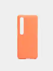 Оранжевый мягкий и тонкий силиконовый чехол для Xiaomi Mi 10