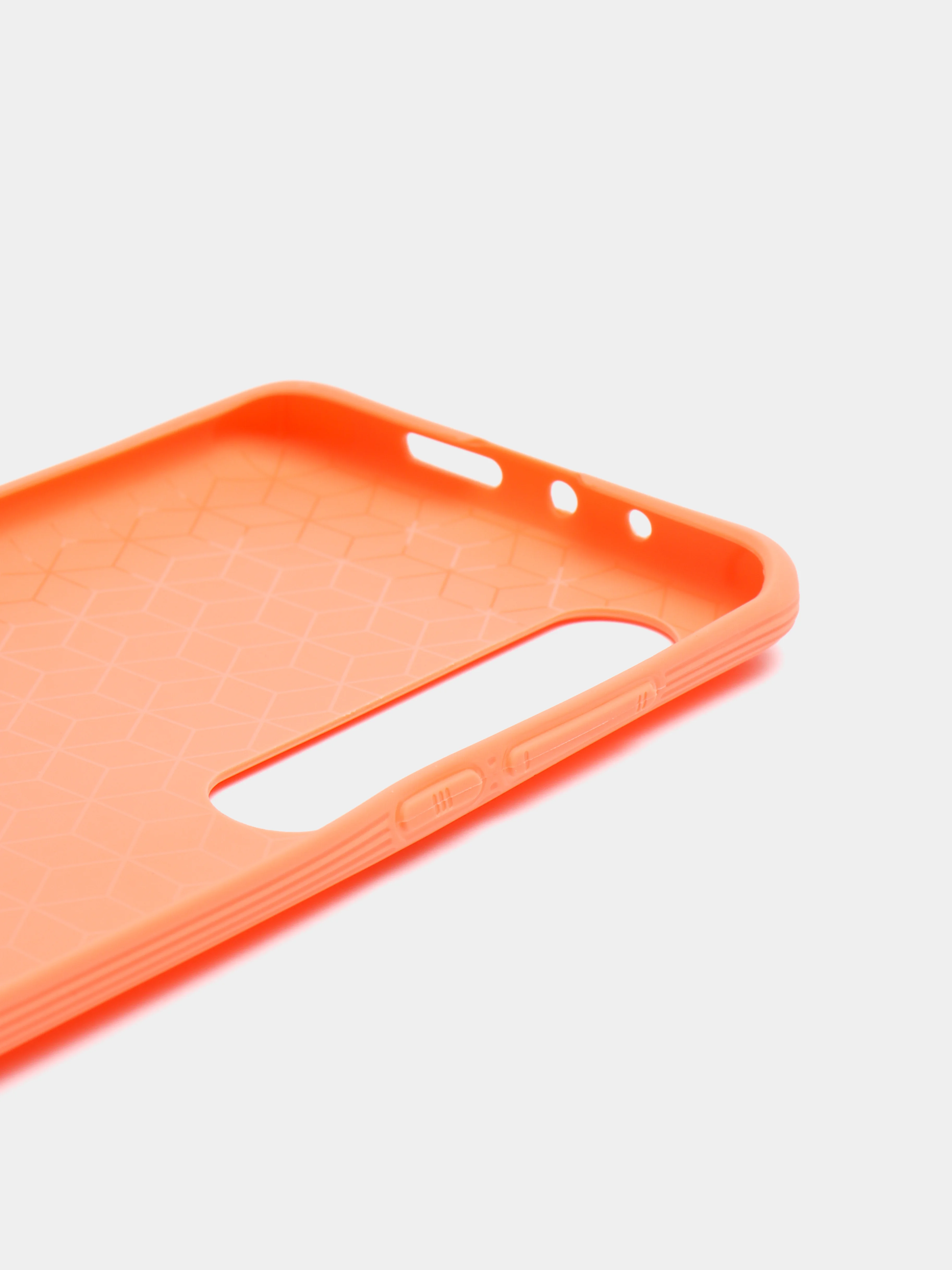 Оранжевый мягкий и тонкий силиконовый чехол для Xiaomi Mi 10