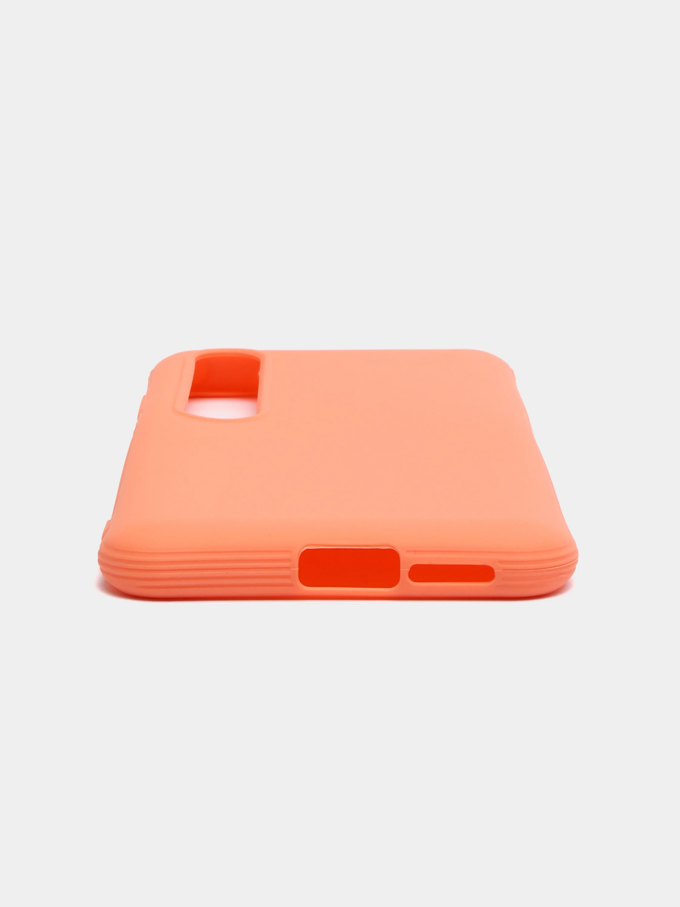 Оранжевый мягкий и тонкий силиконовый чехол для Xiaomi Mi 10