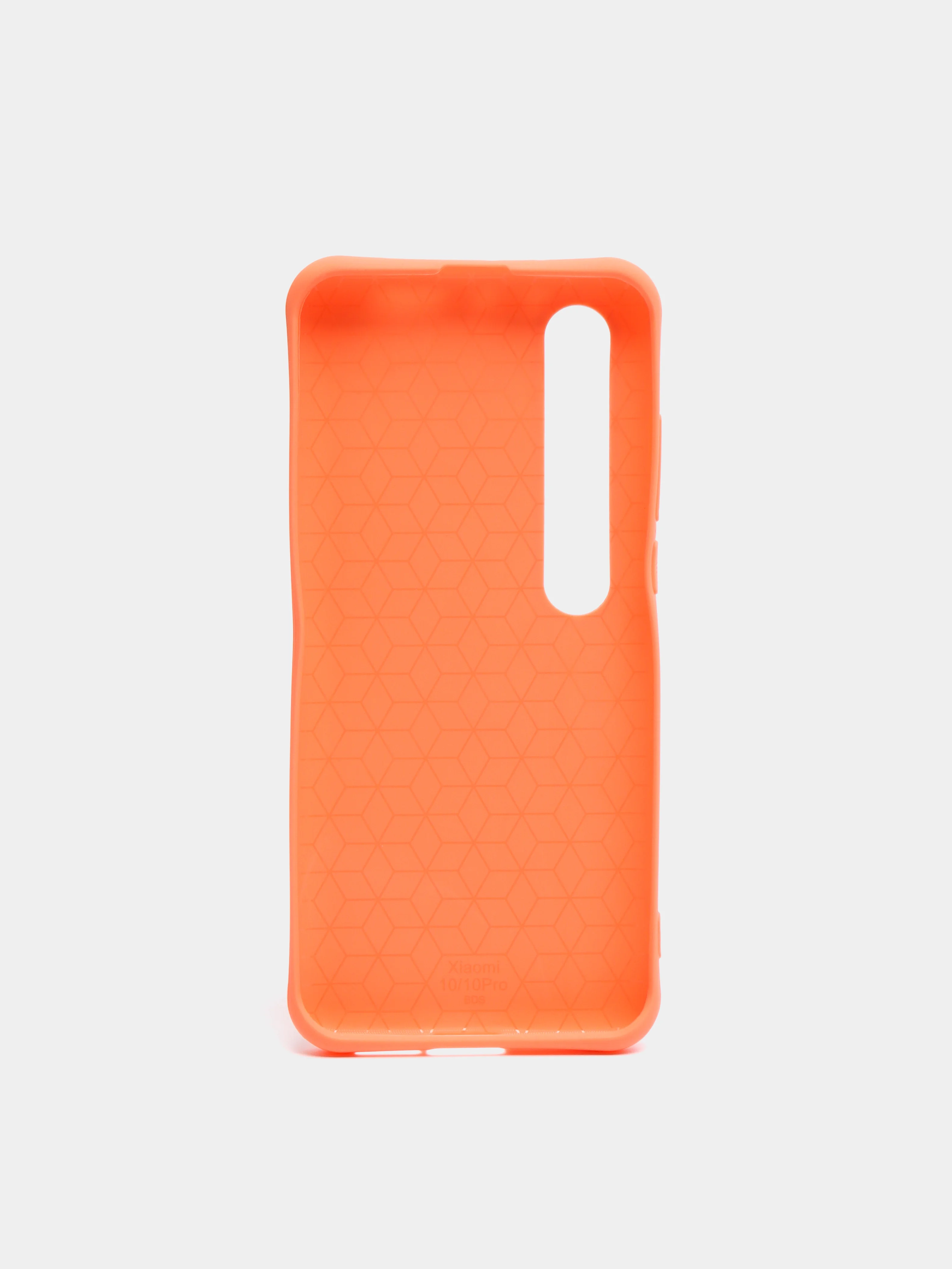 Оранжевый мягкий и тонкий силиконовый чехол для Xiaomi Mi 10