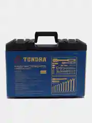 Набор инструментов в кейсе "Тундра", автомобильный, CrV, 1/2" и 1/4", 99 предметов