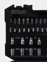 Набор инструментов в кейсе "Тундра", автомобильный, CrV, 1/2" и 1/4", 99 предметов