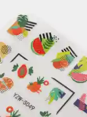 Лавандовый наклейки для ногтей, слайдеры, 31 вид