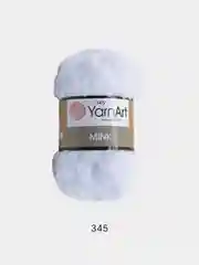Белый пряжа YarnArt Mink, полиамид, 50 г, 75 м