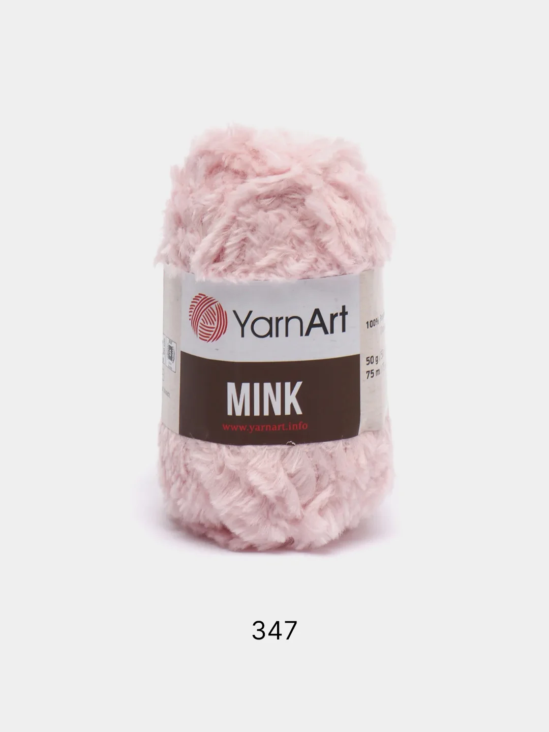 Розовый пряжа YarnArt Mink, полиамид, 50 г, 75 м