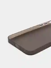 Угольный чехол для iPhone 12 Pro пластиковый матовый ультратонкий  с защитой камеры