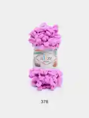 Фиолетовый пряжа с большими петельками Puffy Alize (Ализе Пуффи), разные цвета