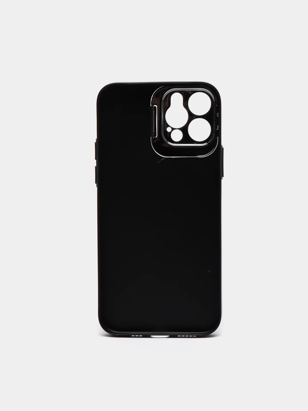 Угольный чехол для iPhone 12 Pro пластиковый матовый ультратонкий с защитой камеры