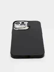 Угольный чехол для iPhone 12 Pro пластиковый матовый ультратонкий  с защитой камеры