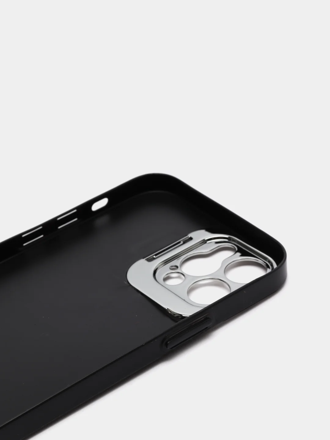 Угольный чехол для iPhone 12 Pro пластиковый матовый ультратонкий с защитой камеры