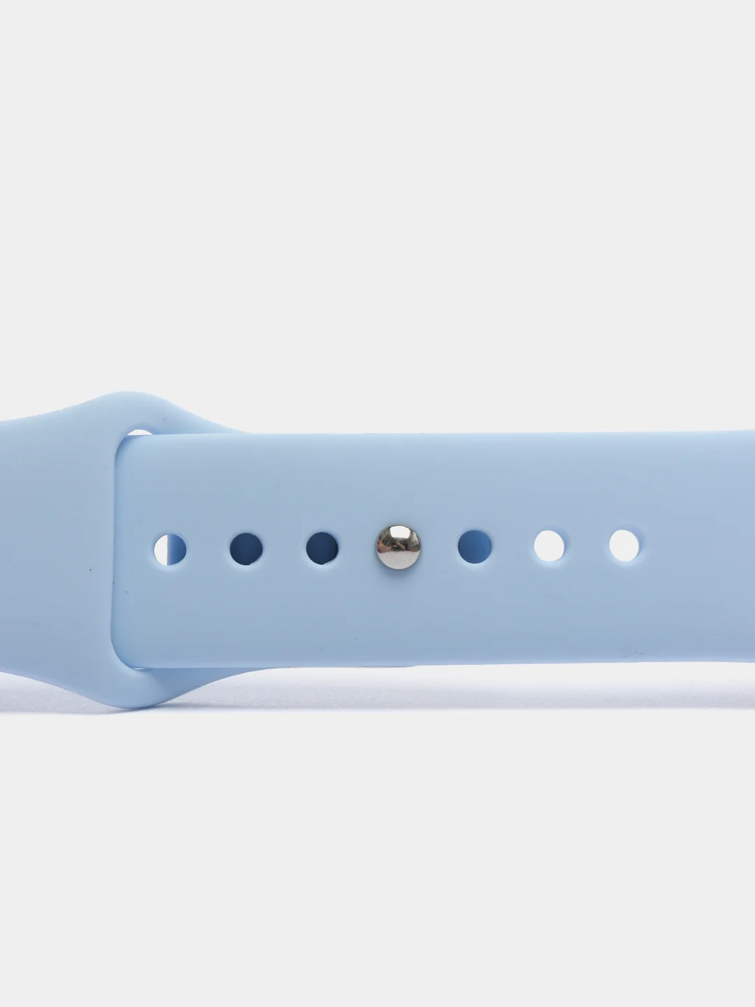 Небесно-голубой силиконовый ремешок для Apple Watch 3, 4, 5, 6, 7, SE на 38/42/40/44