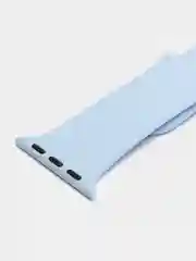 Небесно-голубой силиконовый ремешок для Apple Watch 3, 4, 5, 6, 7, SE на 38/42/40/44