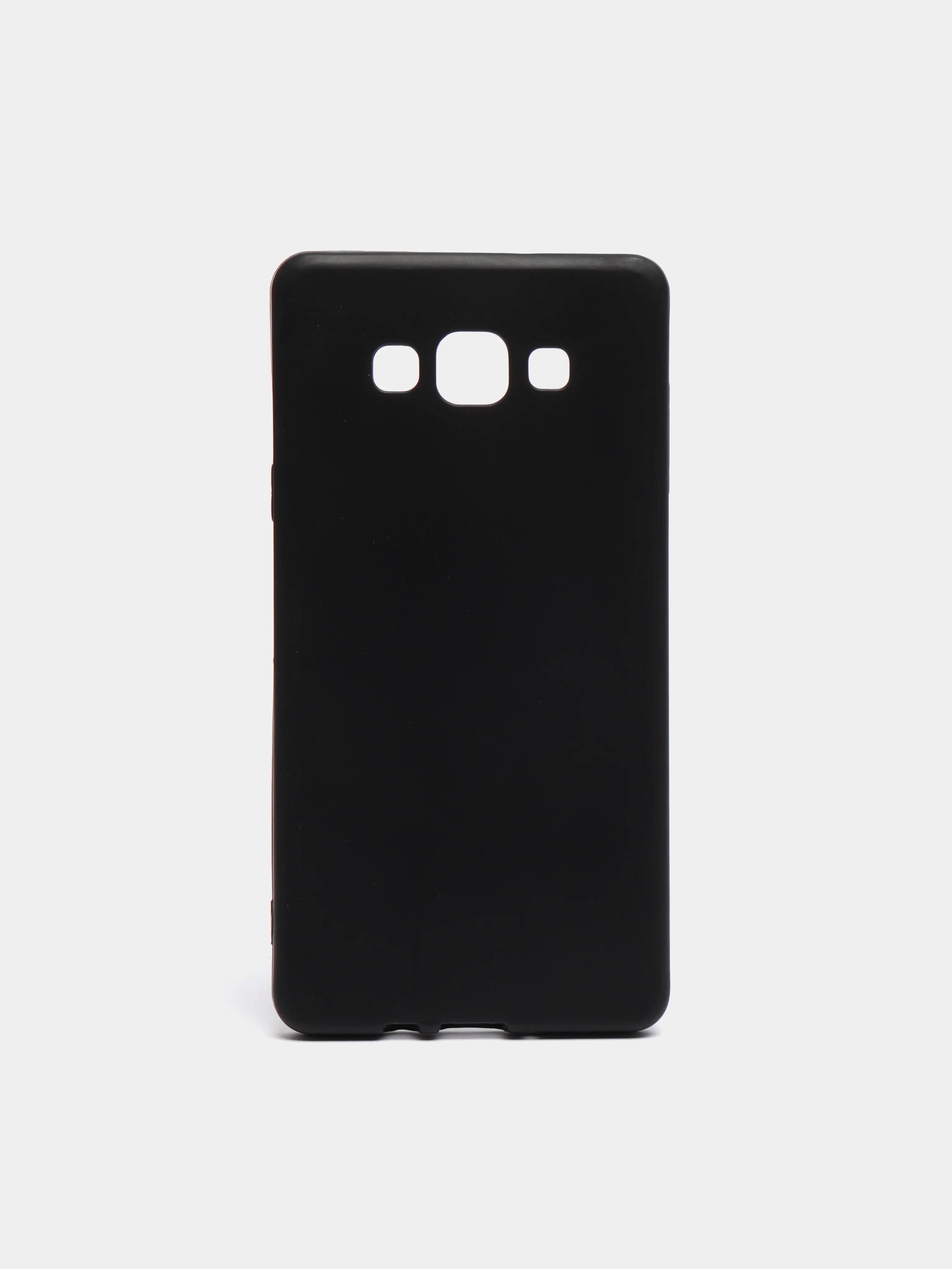 Черный чехол для Samsung Galaxy A7 2015 (SM-A700F), Самсунг Галакси А7 (СМ-А700Ф), черный силиконовый