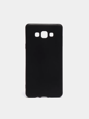 Чехол для Samsung Galaxy A7 2015 (SM-A700F), Самсунг Галакси А7 (СМ-А700Ф), черный силиконовый
